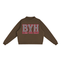 College AL Essential Fleece Mock-Neck Crew Sweatshirt