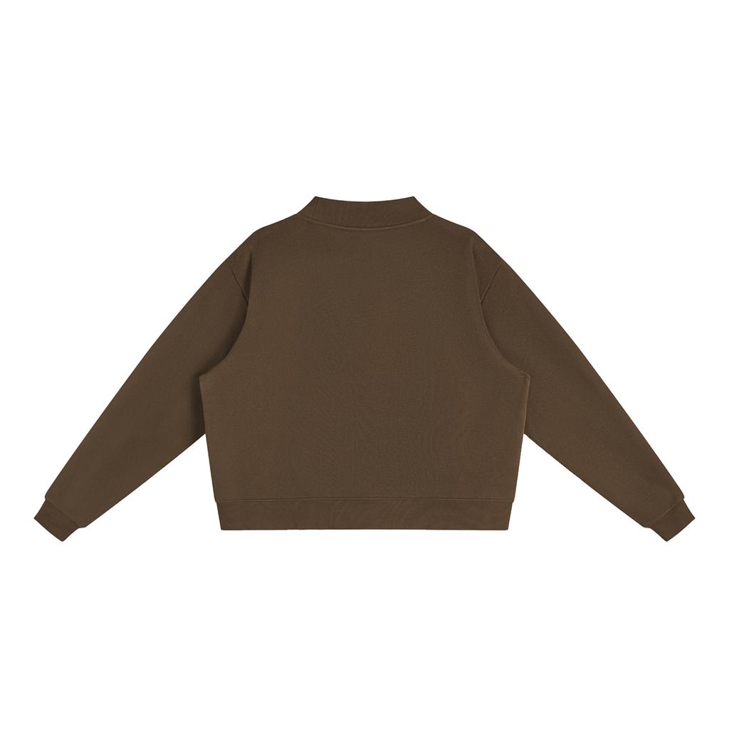 College TN Essential Fleece Mock-Neck Crew Sweatshirt