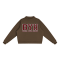 College SC Essential Fleece Mock-Neck Crew Sweatshirt
