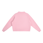 College SC Essential Fleece Mock-Neck Crew Sweatshirt