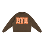 College TN Essential Fleece Mock-Neck Crew Sweatshirt